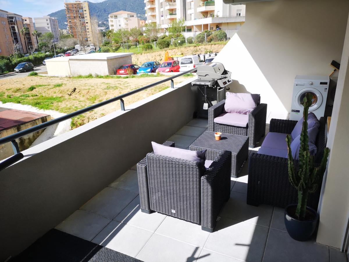 Agréable T2 neuf Ajaccio Climatisé Wi-Fi Exterior foto